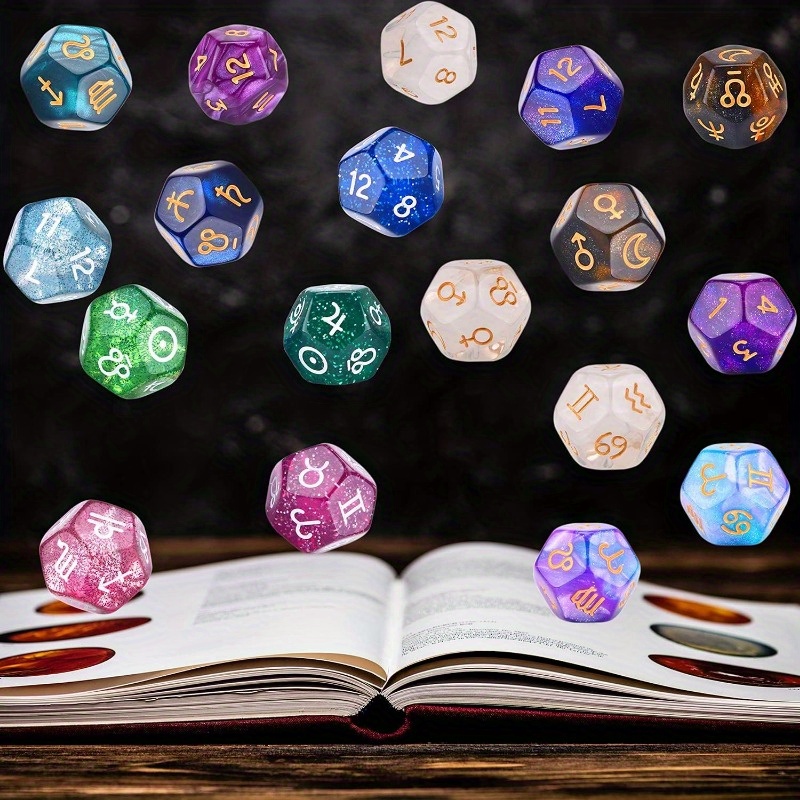 3 Sets Astrology Dice for Divination
